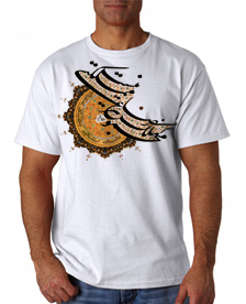 305 - تی شرت خوشنویسی ملک رضا