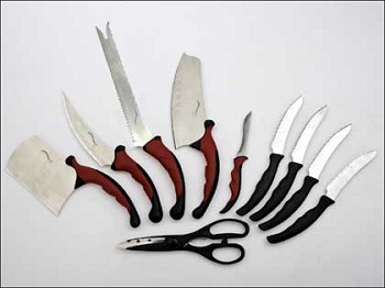 کانتر پرو (چاقوهای آشپزخانه به همراه مگنت آهن ربایی)