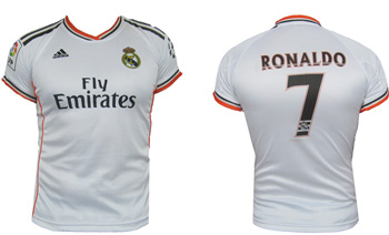 پیراهن ورزشی رئال مادرید کریستین رونالدو (فصل جدید 2013-2014)