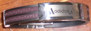  دستبند چرمی با آرم استیل آدیداس 