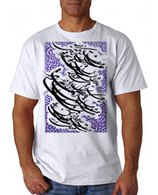 304 - تی شرت خوشنویسی - اشعاری از باباطاهر